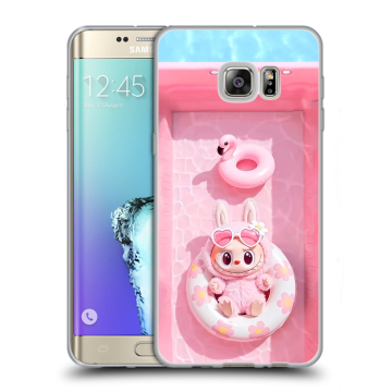 Пластиковый чехол на Samsung Galaxy S6 Edge Plus с принтом Labubu Лабубу Пластиковый чехол на Samsung Galaxy S6 Edge Plus с принтом Labubu Лабубу