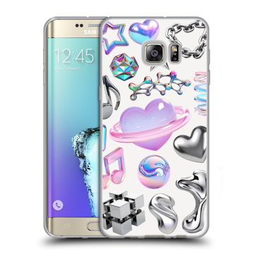 Пластиковый чехол на Samsung Galaxy S6 Edge Plus с принтом Y2K
