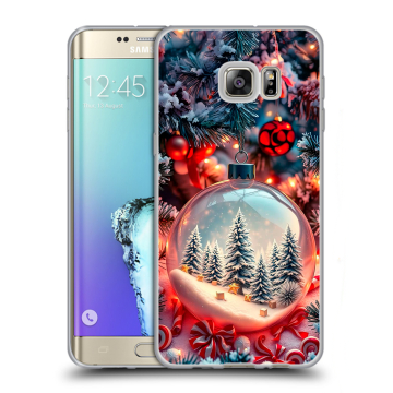 Пластиковый чехол на Samsung Galaxy S6 Edge Plus с принтом Новый год Пластиковый чехол на Samsung Galaxy S6 Edge Plus с принтом Новый год