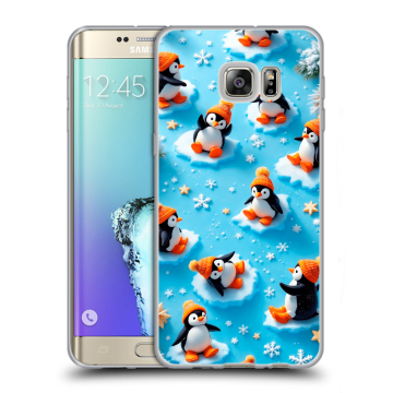 Пластиковый чехол на Samsung Galaxy S6 Edge Plus с принтом Новый год Пластиковый чехол на Samsung Galaxy S6 Edge Plus с принтом Новый год