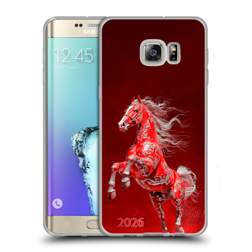 Пластиковый чехол на Samsung Galaxy S6 Edge Plus с принтом Новый год Пластиковый чехол на Samsung Galaxy S6 Edge Plus с принтом Новый год