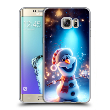 Пластиковый чехол на Samsung Galaxy S6 Edge Plus с принтом Новый год Пластиковый чехол на Samsung Galaxy S6 Edge Plus с принтом Новый год