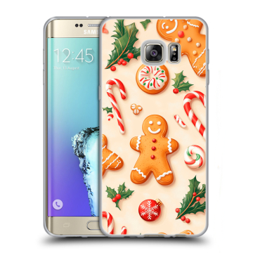 Пластиковый чехол на Samsung Galaxy S6 Edge Plus с принтом Новый год Пластиковый чехол на Samsung Galaxy S6 Edge Plus с принтом Новый год
