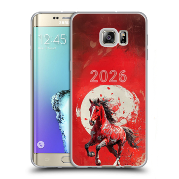 Пластиковый чехол на Samsung Galaxy S6 Edge Plus с принтом Новый год Пластиковый чехол на Samsung Galaxy S6 Edge Plus с принтом Новый год