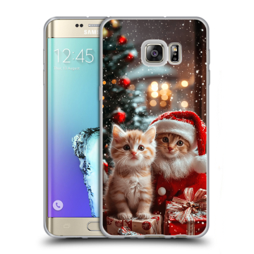 Пластиковый чехол на Samsung Galaxy S6 Edge Plus с принтом Новый год Пластиковый чехол на Samsung Galaxy S6 Edge Plus с принтом Новый год