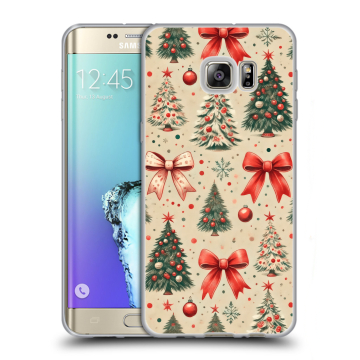 Пластиковый чехол на Samsung Galaxy S6 Edge Plus с принтом Новый год Пластиковый чехол на Samsung Galaxy S6 Edge Plus с принтом Новый год