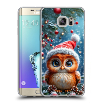 Пластиковый чехол на Samsung Galaxy S6 Edge Plus с принтом Новый год Пластиковый чехол на Samsung Galaxy S6 Edge Plus с принтом Новый год