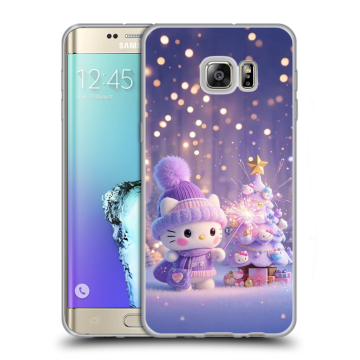 Пластиковый чехол на Samsung Galaxy S6 Edge Plus с принтом Новый год Пластиковый чехол на Samsung Galaxy S6 Edge Plus с принтом Новый год