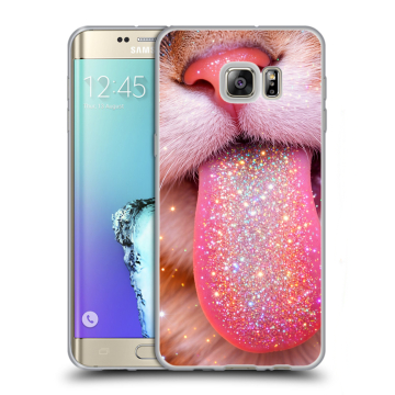 Пластиковый чехол на Samsung Galaxy S6 Edge Plus с принтом для девочек