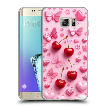 Пластиковый чехол на Samsung Galaxy S6 Edge Plus с принтом для девочек Пластиковый чехол на Samsung Galaxy S6 Edge Plus с принтом для девочек