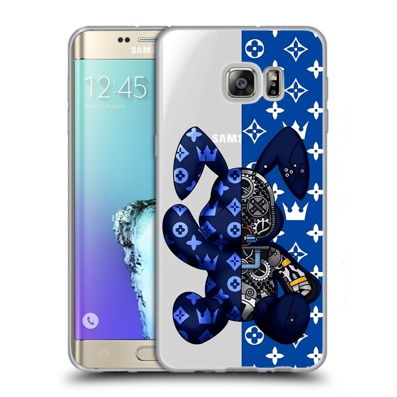 Пластиковый чехол на Samsung Galaxy S6 Edge Plus с принтом Луи робот Пластиковый чехол на Samsung Galaxy S6 Edge Plus с принтом Луи робот