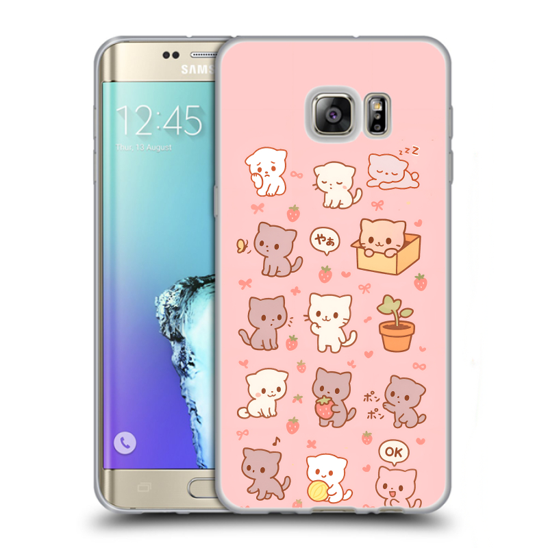 Пластиковый чехол на Samsung Galaxy S6 Edge Plus с принтом Hello Kitty Хелоу Кити Пластиковый чехол на Samsung Galaxy S6 Edge Plus с принтом Hello Kitty Хелоу Кити