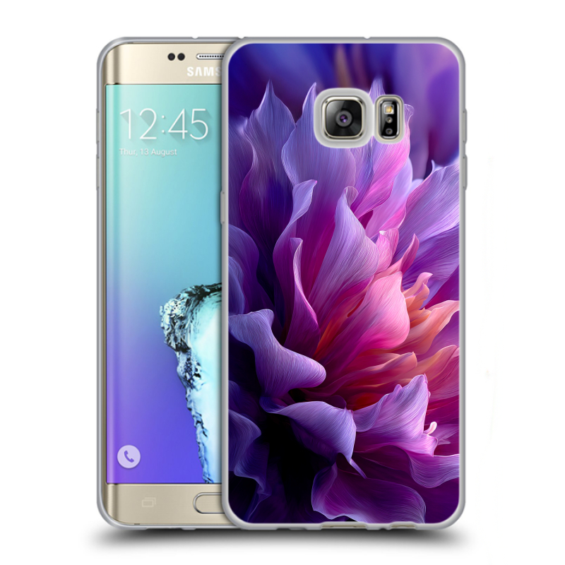 Пластиковый чехол на Samsung Galaxy S6 Edge Plus с принтом женский цветы Пластиковый чехол на Samsung Galaxy S6 Edge Plus с принтом женский цветы