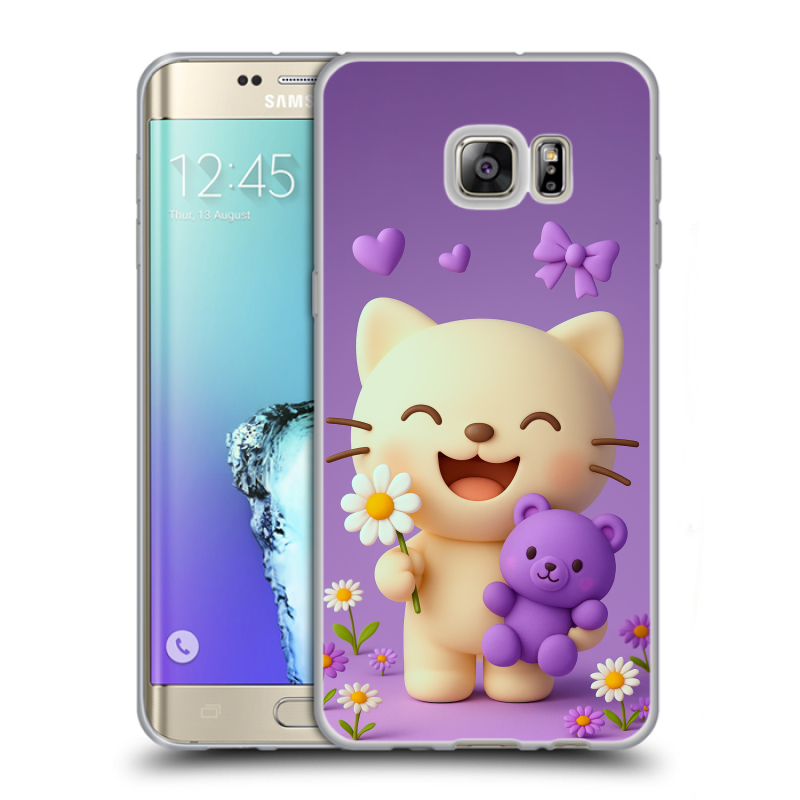 Пластиковый чехол на Samsung Galaxy S6 Edge Plus с принтом для девочек Пластиковый чехол на Samsung Galaxy S6 Edge Plus с принтом для девочек