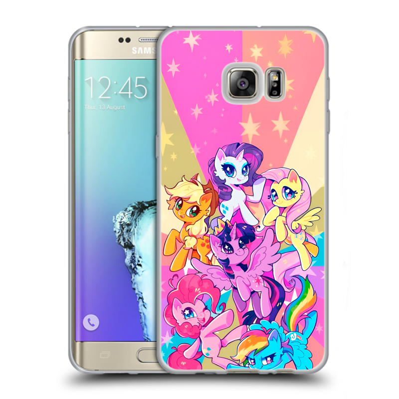 Пластиковый чехол на Samsung Galaxy S6 Edge Plus с принтом My little pony Дружба чудо Пластиковый чехол на Samsung Galaxy S6 Edge Plus с принтом My little pony Дружба чудо