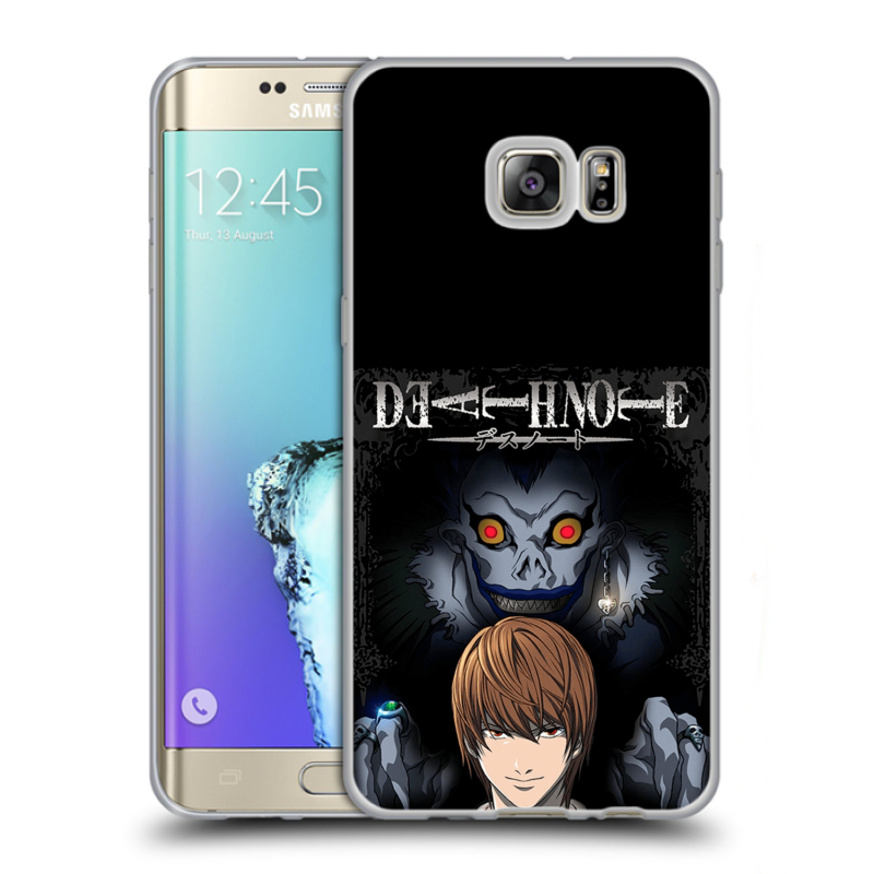 Пластиковый чехол на Samsung Galaxy S6 Edge Plus с принтом Death note Тетрадь смерти Пластиковый чехол на Samsung Galaxy S6 Edge Plus с принтом Death note Тетрадь смерти
