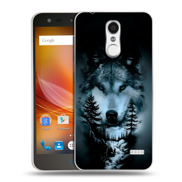 Пластиковый чехол на ZTE Blade X5 с принтом Лесной волк Пластиковый чехол на ZTE Blade X5 с принтом Лесной волк