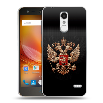 Пластиковый чехол на ZTE Blade X5 с принтом Герб России Пластиковый чехол на ZTE Blade X5 с принтом Герб России
