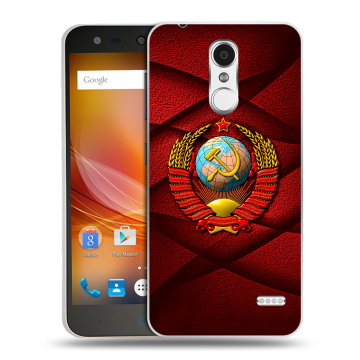Пластиковый чехол на ZTE Blade X5 с принтом Герб СССР Пластиковый чехол на ZTE Blade X5 с принтом Герб СССР