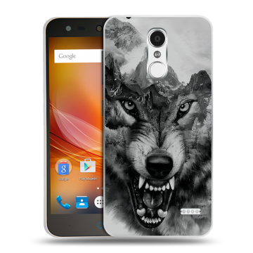 Пластиковый чехол на ZTE Blade X5 с принтом Волк