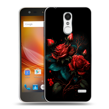Пластиковый чехол на ZTE Blade X5 с принтом Розы красные Пластиковый чехол на ZTE Blade X5 с принтом Розы красные