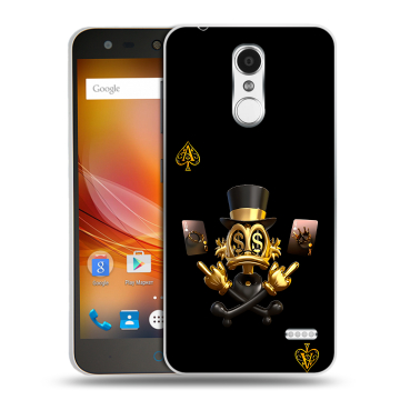 Пластиковый чехол на ZTE Blade X5 с принтом Золотой скрудж макдак Пластиковый чехол на ZTE Blade X5 с принтом Золотой скрудж макдак