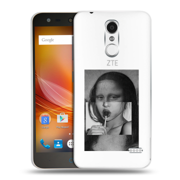 Пластиковый чехол на ZTE Blade X5 с принтом Мона Лиза Пластиковый чехол на ZTE Blade X5 с принтом Мона Лиза