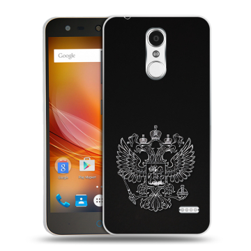 Пластиковый чехол на ZTE Blade X5 с принтом Герб России Пластиковый чехол на ZTE Blade X5 с принтом Герб России