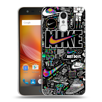 Пластиковый чехол на ZTE Blade X5 с принтом Найк