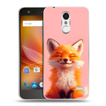 Пластиковый чехол на ZTE Blade X5 с принтом милая лиса Пластиковый чехол на ZTE Blade X5 с принтом милая лиса