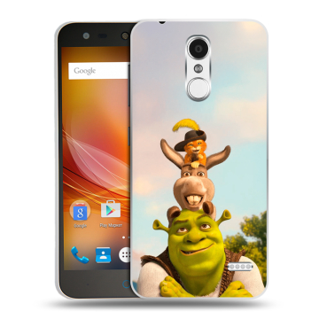 Пластиковый чехол на ZTE Blade X5 с принтом Шрек Shrek