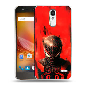Пластиковый чехол на ZTE Blade X5 с принтом человек паук spiderman Пластиковый чехол на ZTE Blade X5 с принтом человек паук spiderman