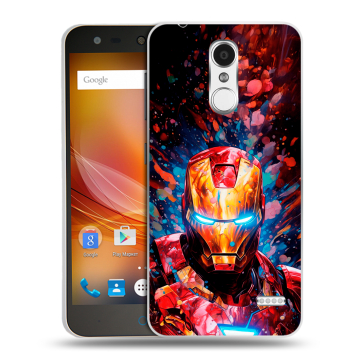 Пластиковый чехол на ZTE Blade X5 с принтом Железный человек Ironman Пластиковый чехол на ZTE Blade X5 с принтом Железный человек Ironman