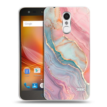 Пластиковый чехол на ZTE Blade X5 с принтом розовый мрамор Пластиковый чехол на ZTE Blade X5 с принтом розовый мрамор