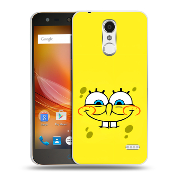 Пластиковый чехол на ZTE Blade X5 с принтом спанчбоб спанч боб Пластиковый чехол на ZTE Blade X5 с принтом спанчбоб спанч боб