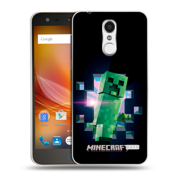 Пластиковый чехол на ZTE Blade X5 с принтом Майнкрафт Minecraft Пластиковый чехол на ZTE Blade X5 с принтом Майнкрафт Minecraft