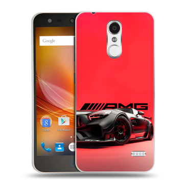Пластиковый чехол на ZTE Blade X5 с принтом Мерседес Mercedes AMG