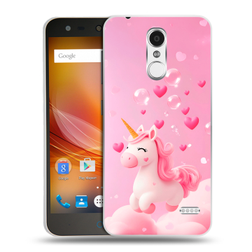 Пластиковый чехол на ZTE Blade X5 с принтом Единорог Пластиковый чехол на ZTE Blade X5 с принтом Единорог