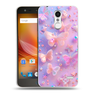 Пластиковый чехол на ZTE Blade X5 с принтом Бабочки Пластиковый чехол на ZTE Blade X5 с принтом Бабочки
