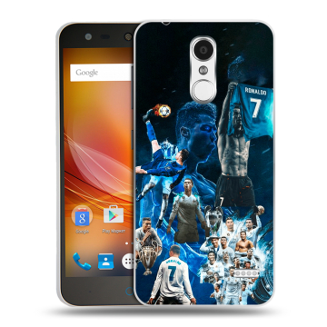 Пластиковый чехол на ZTE Blade X5 с принтом Реал Роналдо