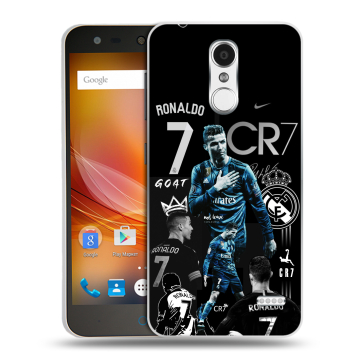 Пластиковый чехол на ZTE Blade X5 с принтом Реал Роналдо Пластиковый чехол на ZTE Blade X5 с принтом Реал Роналдо