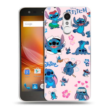 Пластиковый чехол на ZTE Blade X5 с принтом Лило и Стич Пластиковый чехол на ZTE Blade X5 с принтом Лило и Стич