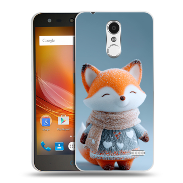 Пластиковый чехол на ZTE Blade X5 с принтом Лиса
