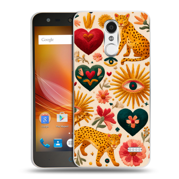 Пластиковый чехол на ZTE Blade X5 с принтом Модный принт