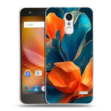 Пластиковый чехол на ZTE Blade X5 с принтом Цветы