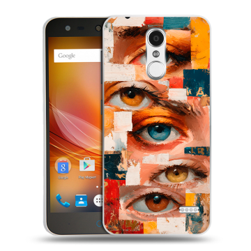 Пластиковый чехол на ZTE Blade X5 с принтом Модный принт