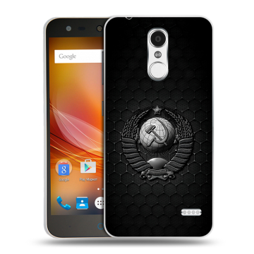 Пластиковый чехол на ZTE Blade X5 с принтом Герб Флаг СССР Пластиковый чехол на ZTE Blade X5 с принтом Герб Флаг СССР