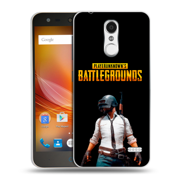 Пластиковый чехол на ZTE Blade X5 с принтом PUGB ПАГБ Пластиковый чехол на ZTE Blade X5 с принтом PUGB ПАГБ