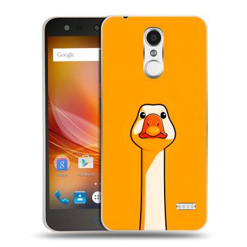 Пластиковый чехол на ZTE Blade X5 с принтом Смешная утка