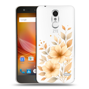 Пластиковый чехол на ZTE Blade X5 с принтом для девушки